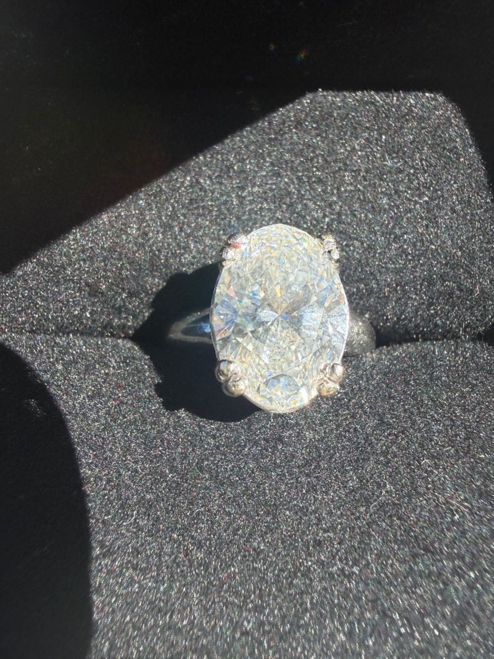 4 ct lab grown diamond ring